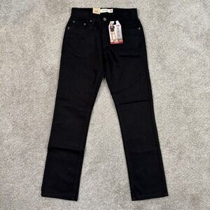 Levi's 511 Slim Stretch Black Jeans Youth Size‎ 14 Reg 27x29 Casual Comfort NWT